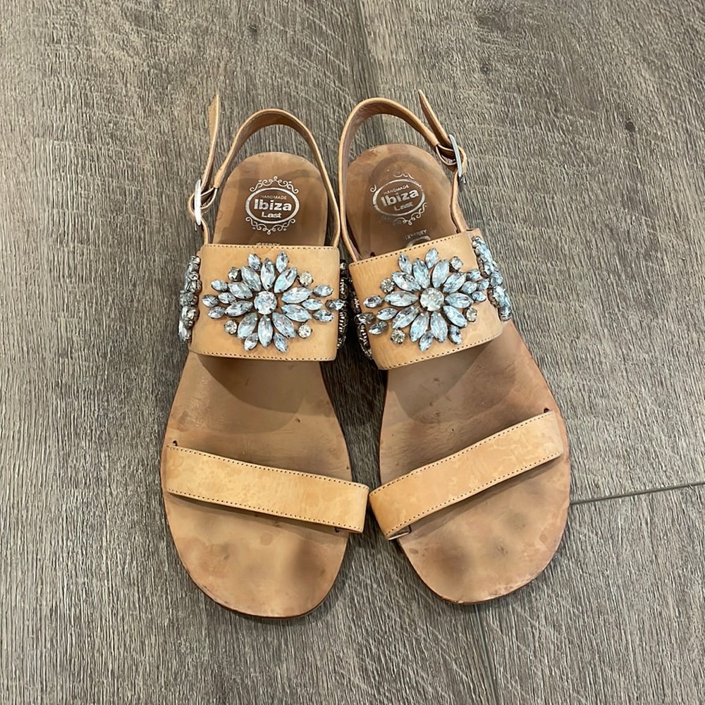 Jeweled Jeffrey Campbell Sandals- Good Condition- Size 8.5